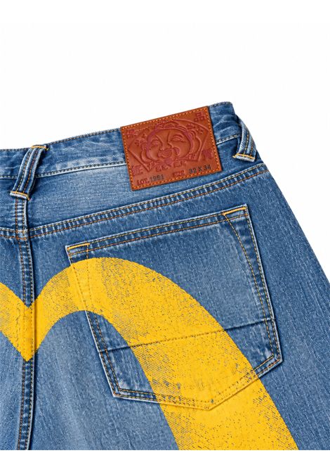 Jeans 5 tasche EVISU | 2EAHTM5JE1247INDM MID TONE INDIGO